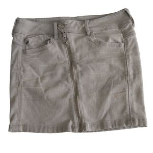 G Star Raw Size 27 Grey Lynn Zip Skirt